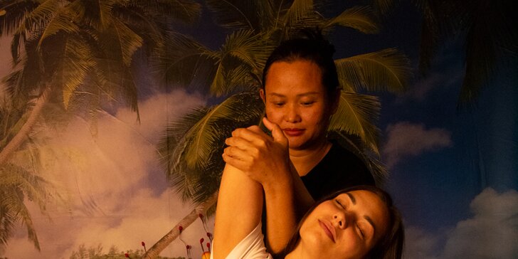 Thajské masáže podľa výberu, chodidlá alebo chrbát a krk či celé telo