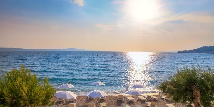 4* rezort na chorvátskom pobreží: hotel priamo pri mori, all inclusive aj vonkajší bazén