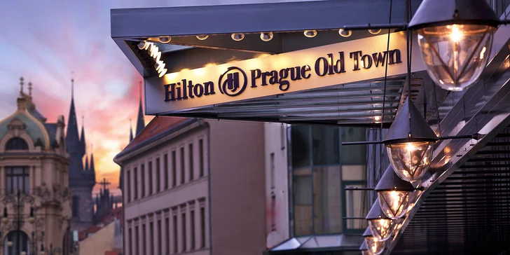 5* hotel Hilton v pražskom Starom Meste: raňajky, neobmedzený vstup do wellness a zážitky