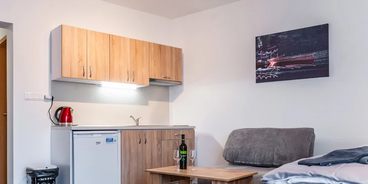 Komfortné apartmány pre 2-3 osoby v blízkosti Thermal Parku Bešeňová