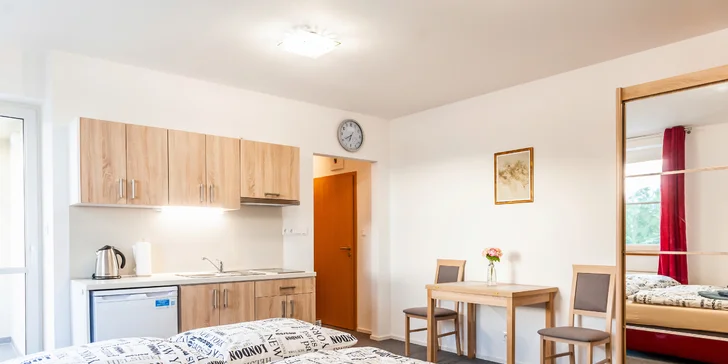 Komfortné apartmány pre 2-3 osoby v blízkosti Thermal Parku Bešeňová