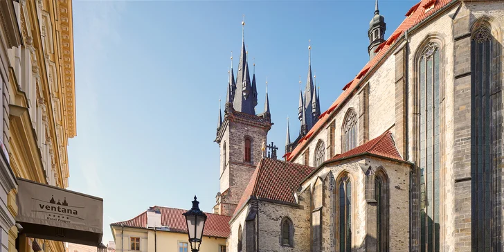 Luxusné zázemie v samotnom srdci Prahy: 5* hotel, secesné izby a bohaté bufetové raňajky