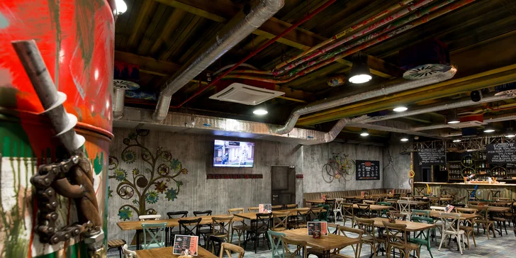 Pizza podľa vlastného výberu z reštaurácie STEAM FACTORY