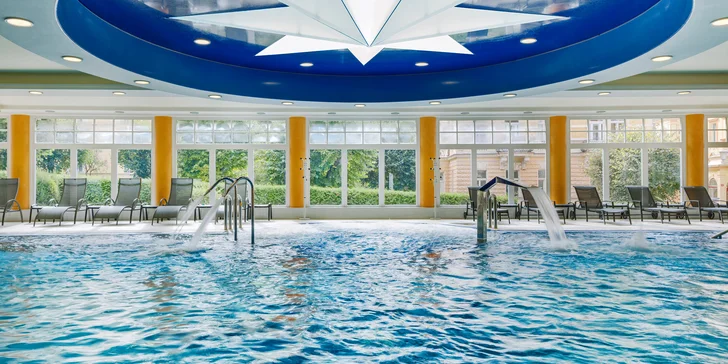 4* pobyt v centre Mariánskych Lázní s raňajkami slebo polpenziou, wellness a procedúrami