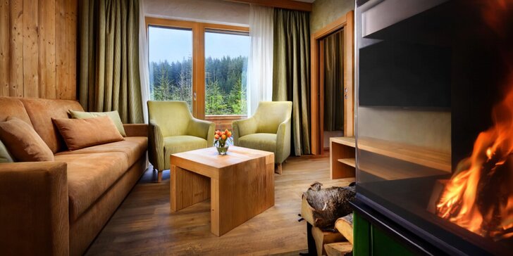 Dovolenka v luxusných apartmánoch v horských Chaletoch v Jasnej aj s fínskou saunou a výhľadom na hrebene Nízkych Tatier