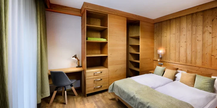 Letná dovolenka v luxusných apartmánoch v horských Chaletoch v Jasnej aj s fínskou saunou a výhľadom na hrebene Nízkych Tatier