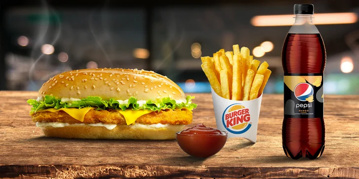 Menu pre 1 alebo 2 osoby v Burger King