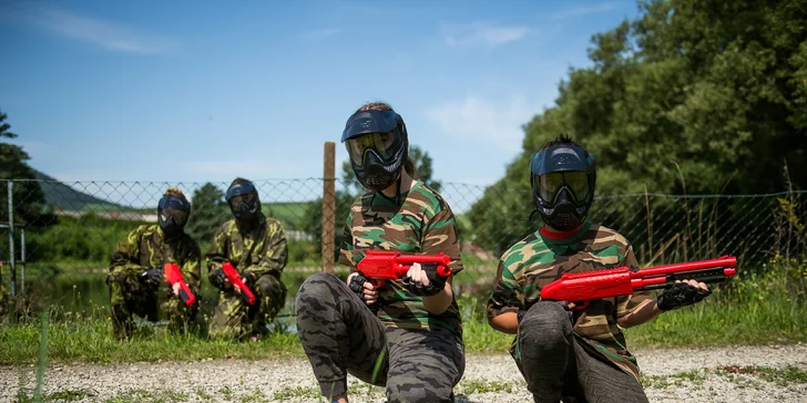 Adrenalínový paintball JUNIOR alebo CLASSIC už čakajú iba na vás!