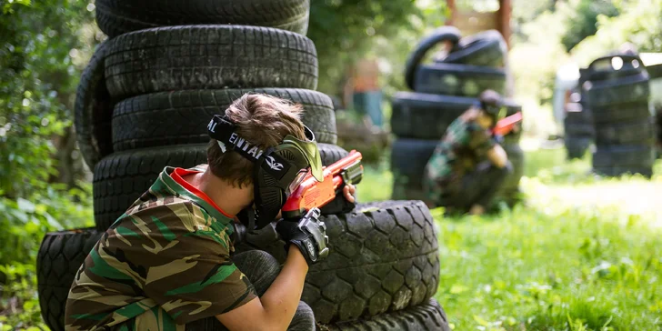 Adrenalínový paintball JUNIOR alebo CLASSIC už čakajú iba na vás!