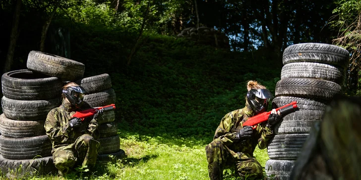 Adrenalínový paintball JUNIOR alebo CLASSIC už čakajú iba na vás!