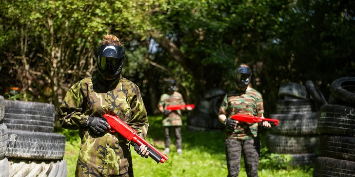 Adrenalínový paintball JUNIOR alebo CLASSIC už čakajú iba na vás!