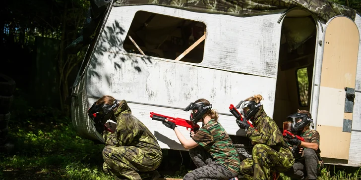 Adrenalínový paintball JUNIOR alebo CLASSIC už čakajú iba na vás!