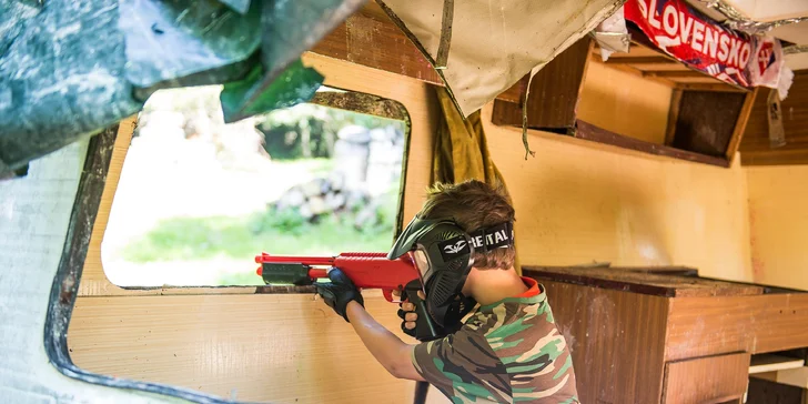 Adrenalínový paintball JUNIOR alebo CLASSIC už čakajú iba na vás!