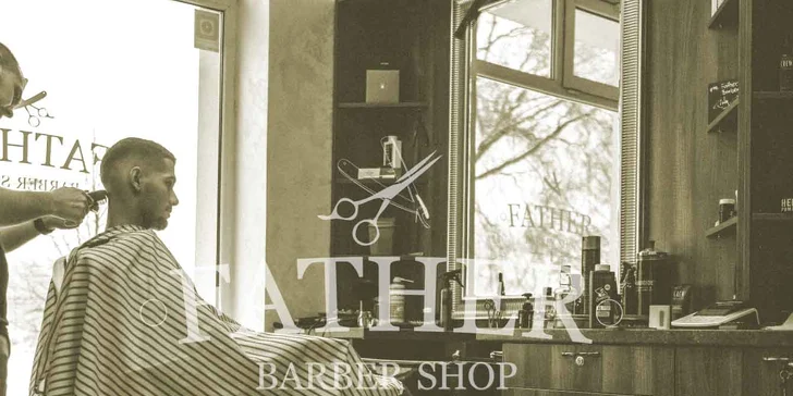 Profesionálny pánsky strih a úprava brady vo FATHER BARBER SHOP