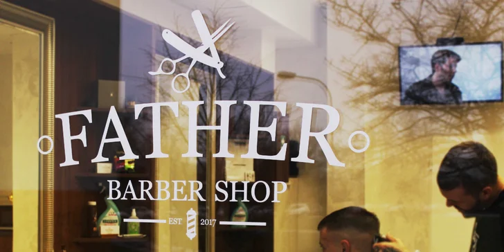 Profesionálny pánsky strih a úprava brady vo FATHER BARBER SHOP
