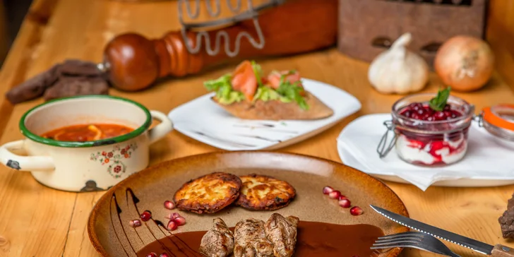 4-chodové menu pre 2 osoby v Sídliskovej pivárničke