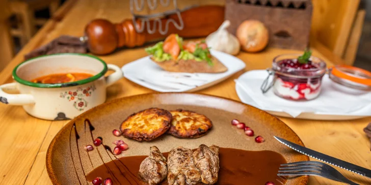 4-chodové menu pre 2 osoby v Sídliskovej pivárničke