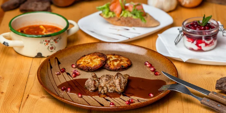 4-chodové menu pre 2 osoby v Sídliskovej pivárničke