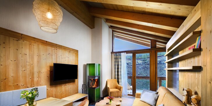 Letná dovolenka v horských Chaletoch v Jasnej v luxusných apartmánoch aj s vlastnou saunou a výhľadom na hrebene Nízkych Tatier