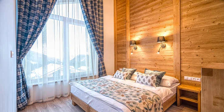 Letná dovolenka v horských Chaletoch v Jasnej v luxusných apartmánoch aj s vlastnou saunou a výhľadom na hrebene Nízkych Tatier