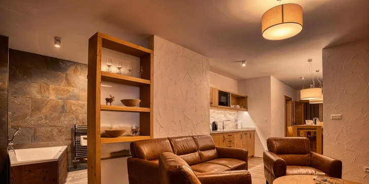 Letná dovolenka v horských Chaletoch v Jasnej v luxusných apartmánoch aj s vlastnou saunou a výhľadom na hrebene Nízkych Tatier