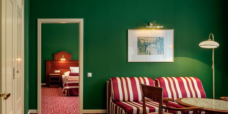 5* hotel v Karlových Varoch: luxusná polpenzia, wellness a 3 kúpeľné procedúry