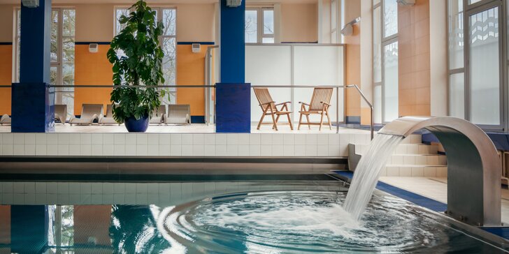 5* hotel v Karlových Varoch: polpenzia, neobmedzený wellness a 3 kúpeľné procedúry