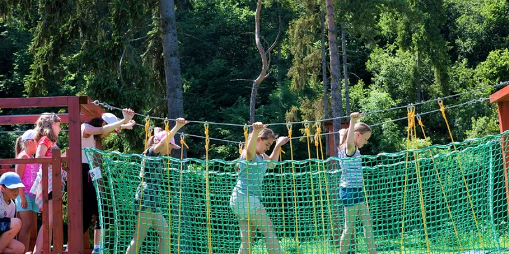 Detská zóna, aquazorbing, rodeo býk či jazda na štvorkolke v ZÁBAVNOM PARKU LIPTOV