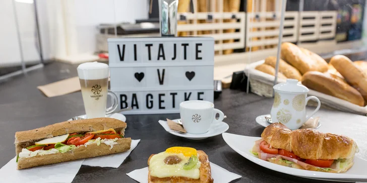 Nadupaný sendvič alebo raňajkové menu v Bagetke