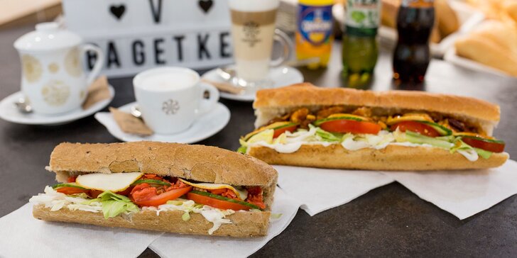 Vychutnajte si nadupaný sendvič alebo raňajkové menu v Bagetke