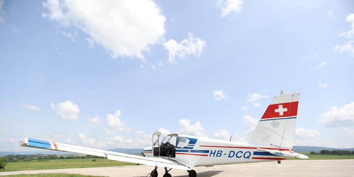 Vyhliadkový let lietadlom Piper PA-28 s možnosťou pilotovania
