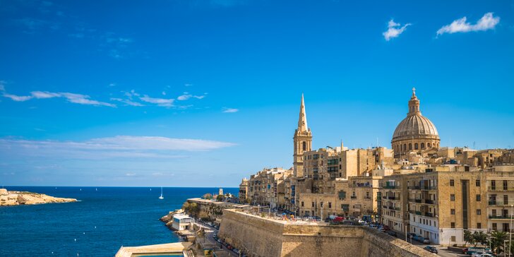 4 dňový letecký poznávací zájazd na ostrov Malta s návštevou pamiatok aj celodenným vylihovaním na pláži