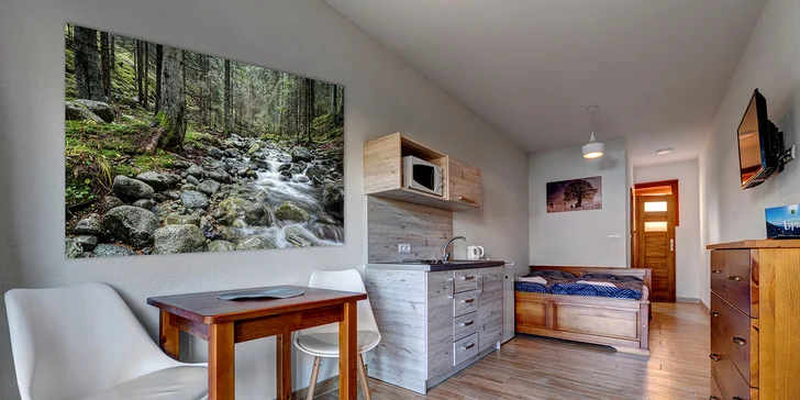Komfortné apartmány a štúdiá v blízkosti Demänovskej Doliny v obci Pavčina Lehota