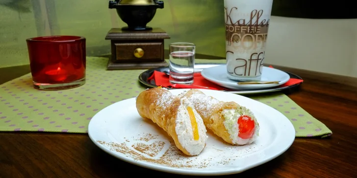Ochutnajte originálne talianske cannoli, brioche con gelato a lahodnú kávu!