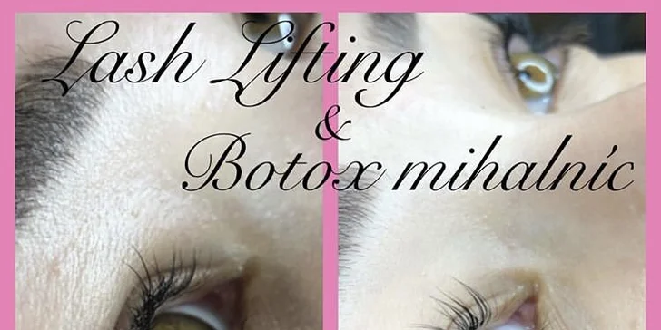 Lash lifting a laminácia, úprava obočia, 3D mihalnice alebo microblading