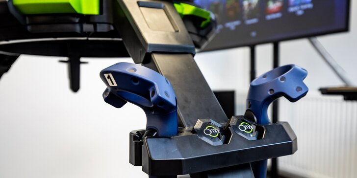 Vyskúšajte pohybový simulátor Virtuix Omni™ vo VR aréne
