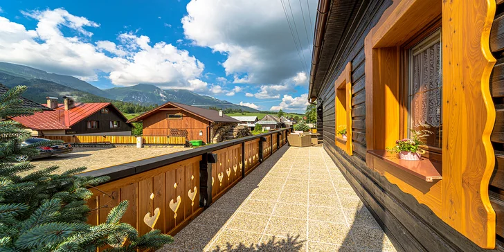 Dovolenka v srdci Ždiaru: apartmán alebo drevenička, zľavy na privátny wellness aj do aquaparku