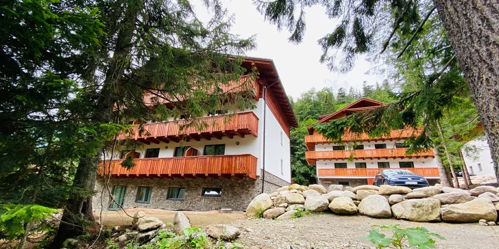Pobyt v apartmánovom dome Večernica na južnej strane Chopku pre 4 - 6 osôb