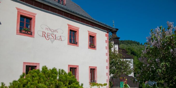 Penzión Resla v centre historickej Banskej Štiavnice: komfortné ubytovanie, krásna príroda a bohaté švédske stoly