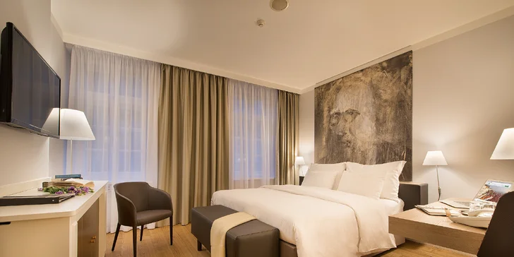 Historická Praha: romantický pobyt s raňajkami v design hoteli na Malej Strane