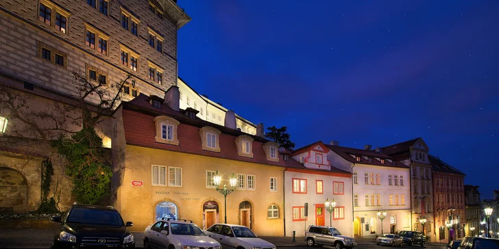 Historická Praha: romantický pobyt s raňajkami v design hoteli na Malej Strane
