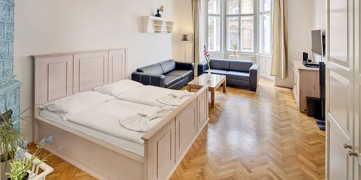 Pobyt v centre Prahy: apartmány pri Staromestskom námestí až pre 6 osôb