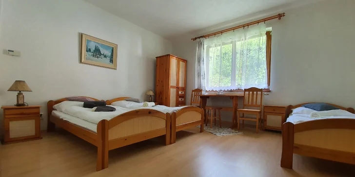 Maximálny kľud a súkromie: ubytovanie iba 250 m od kúpeľov Lúčky