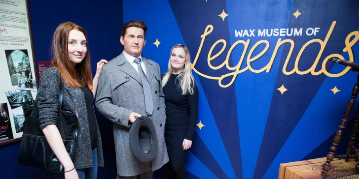 Vstup do múzea voskových figurín a legiend v Prahe