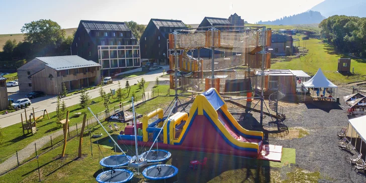 Deň plný zábavy vo FUN CENTRE na Liptove: 3D Bludisko, lezecká stena, trampolíny, bikepark, kids zóna