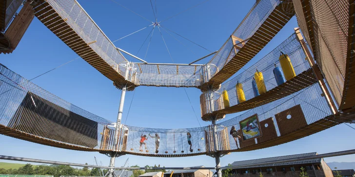 Deň plný zábavy vo FUN CENTRE na Liptove: 3D Bludisko, lezecká stena, trampolíny, bikepark, kids zóna
