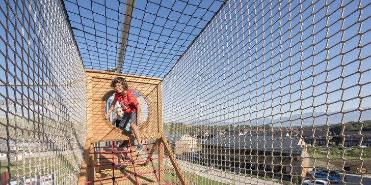 Deň plný zábavy vo FUN CENTRE na Liptove: 3D Bludisko, lezecká stena, trampolíny, bikepark, kids zóna