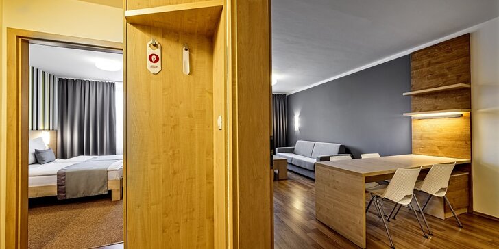 Pobyt v 4* hoteli v Brne pre páry i rodiny: jedlo, relax v saune i vstupenky do BRuNo family parku