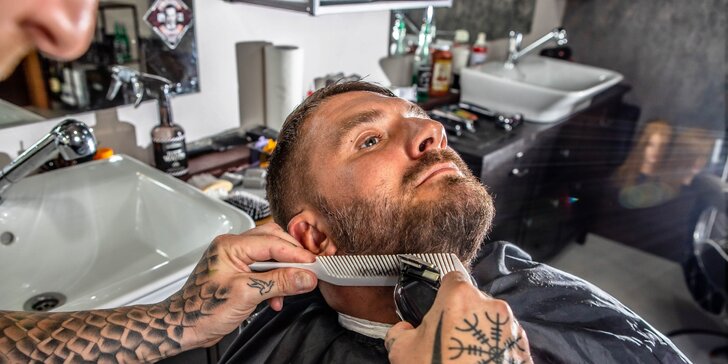 Profesionálny pánsky strih a úprava brady v Baron´s Barbery