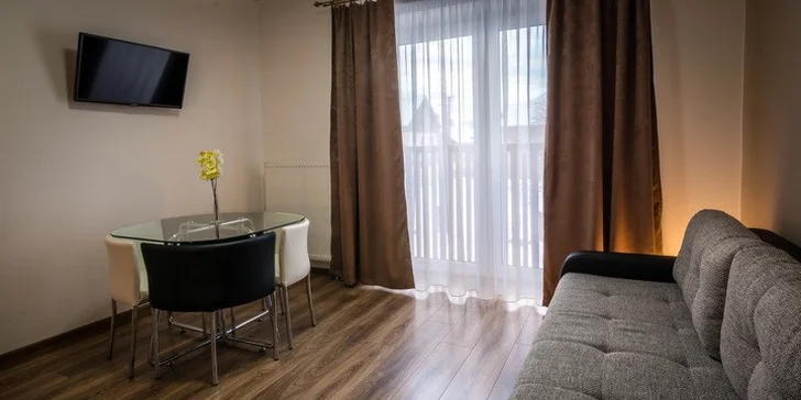 Dovolenka na Liptove: moderné apartmány Panorama so stravou, wellnessom a atrakciami pre všetkých